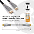 CABLE CLUB 3D CAC-1311 -  PREMIUM HIGH SPEED HDMI™ 2.0 4K60HZ UHD CABLE 1 M/ 3.28 FT
