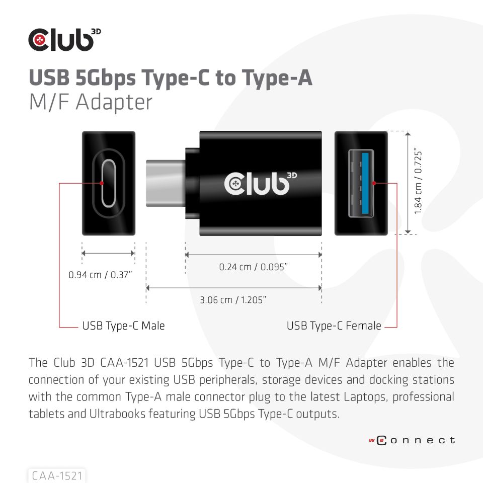 CABLE CLUB 3D CAA DMD>HFD3 -  DVI-D (24+1 PIN) MALE TO HDMI 1.3 FEMALE