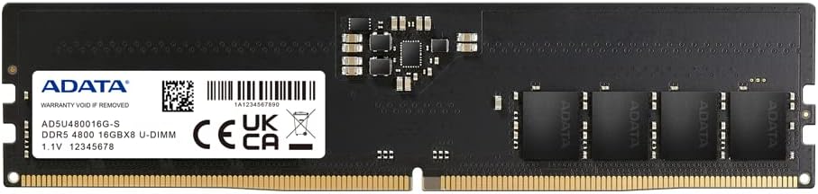 MEMOIRE ADATA 16GB DDR5 PC4800MHZ