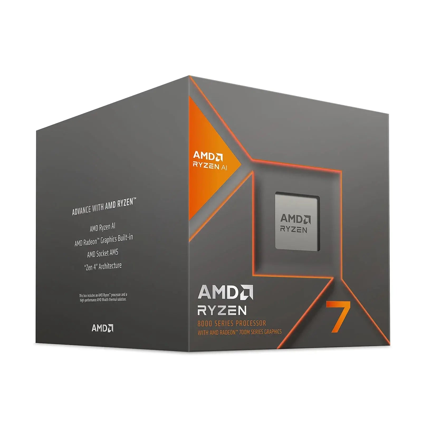 Processeur AMD Ryzen 7 8700G avec GPU Radeon 780M intégré – Zen 4, AM5, DDR5
