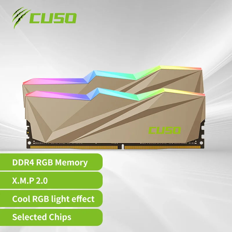 MEMOIRE CUSO SABERTOOTH 16GB (2x8GB) DDR4 PC3200MHZ RGB