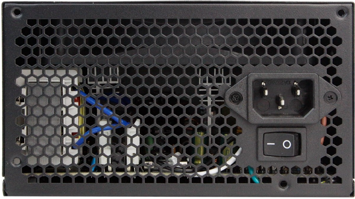 Connecteurs arrière et grille de ventilation de l’alimentation ANTEC ATOM V350 350W