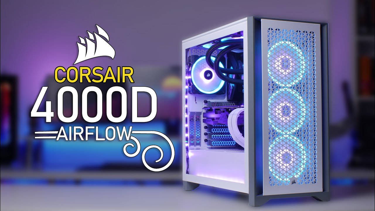 Boîtier gaming Corsair 4000D Dominion 1.0 avec design moderne et refroidissement optimisé – صندوق كمبيوتر احترافي بتبريد قوي وتصميم أنيق، مثالي للألعاب – متوفر في الجزائر
