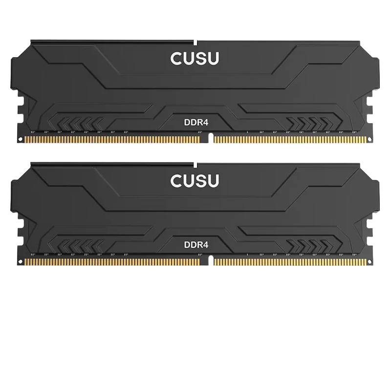 MEMOIRE DDR4 CUSU 16GB KIT (8GBX2) DH330 PC3200 CL16 AVEC DISSIPATEUR BLACK