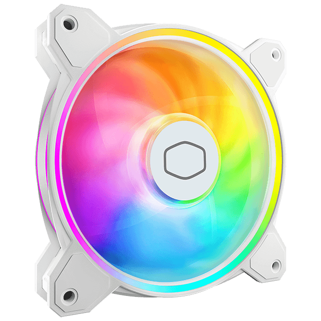 VENTILATEUR BOITIER COOLER MASTER MASTERFAN MF 120 HALO ARGB WHITE