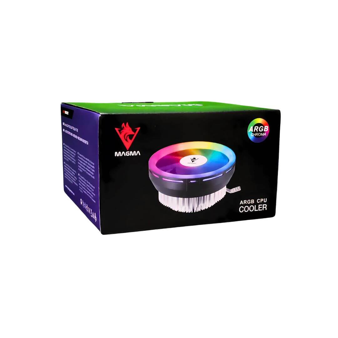 VENTILATEUR CPU MAGMA 120MM FAN RGB WHITE