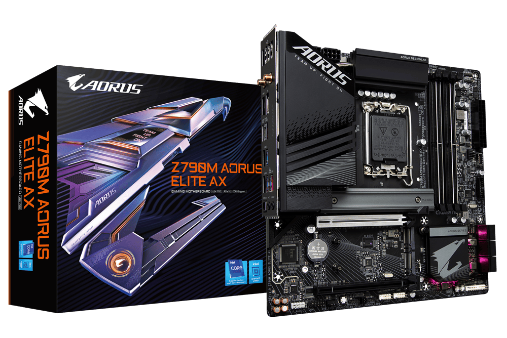 CARTE MERE GIGABYTE Z790M AORUS ELITE WIFI 6E MICRO-ATX