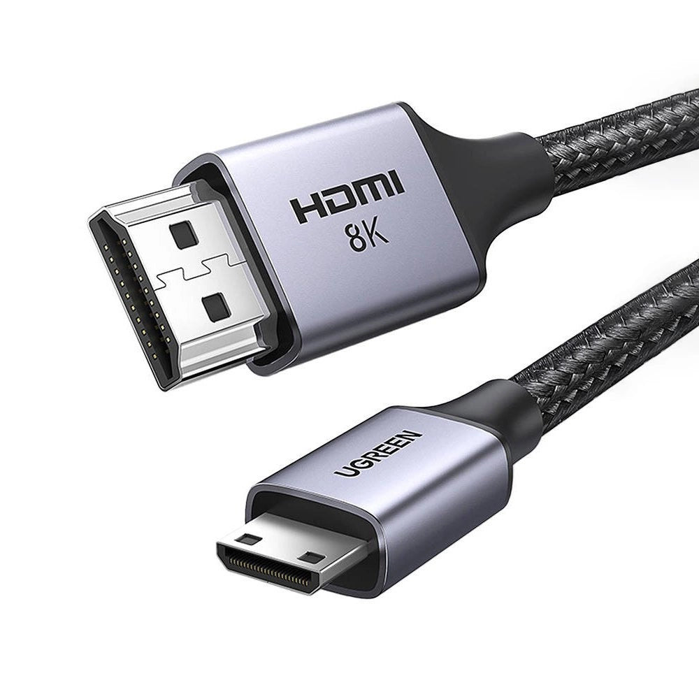 Câble UGREEN Mini-HDMI vers HDMI 8K – Haute résolution – Disponible en Algérie