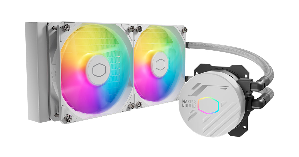 WATERCOOLING COOLER MASTER MASTERLIQUID 240L WHITE ARGB
