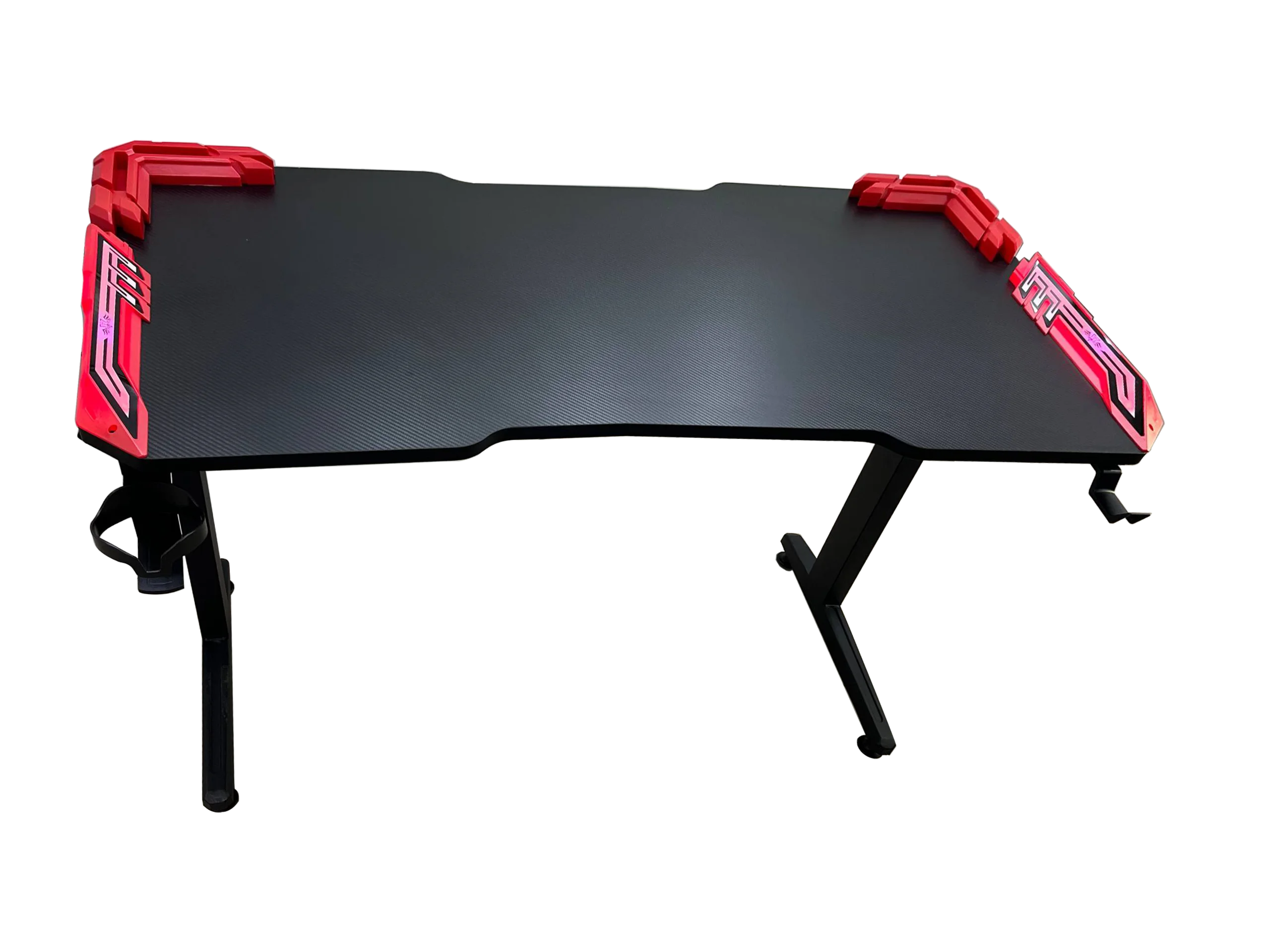 Table gaming Spirit 1m20 RGB avec support casque et porte-gobelet