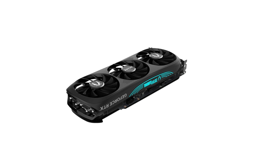 Carte graphique ZOTAC GeForce RTX 4080 SUPER Trinity 16GB GDDR6X Black Edition présentée seule, modèle gaming haut de gamme disponible en Algérie