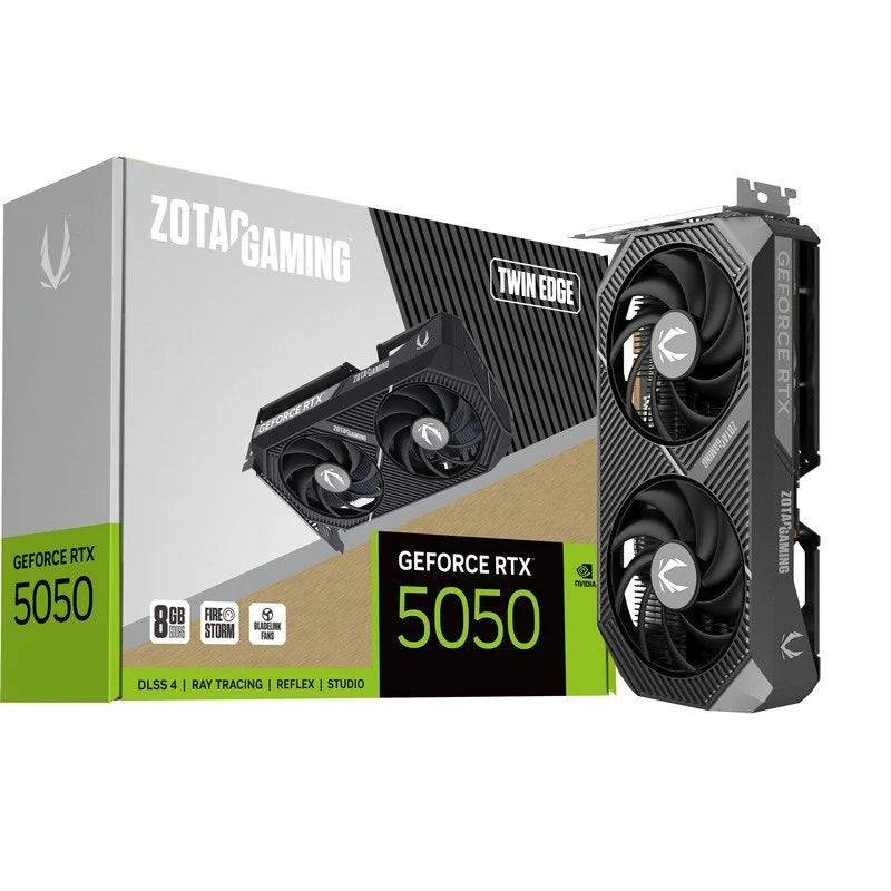 CARTE GRAPHIQUE ZOTAC RTX 5050 8GB GDDR7 TWIN EDGE
