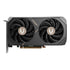 Gros plan sur le système de refroidissement Twin Edge à double ventilateur de la ZOTAC RTX 5060 Ti, garantissant une dissipation thermique efficace et silencieuse pour les gamers en Algérie.