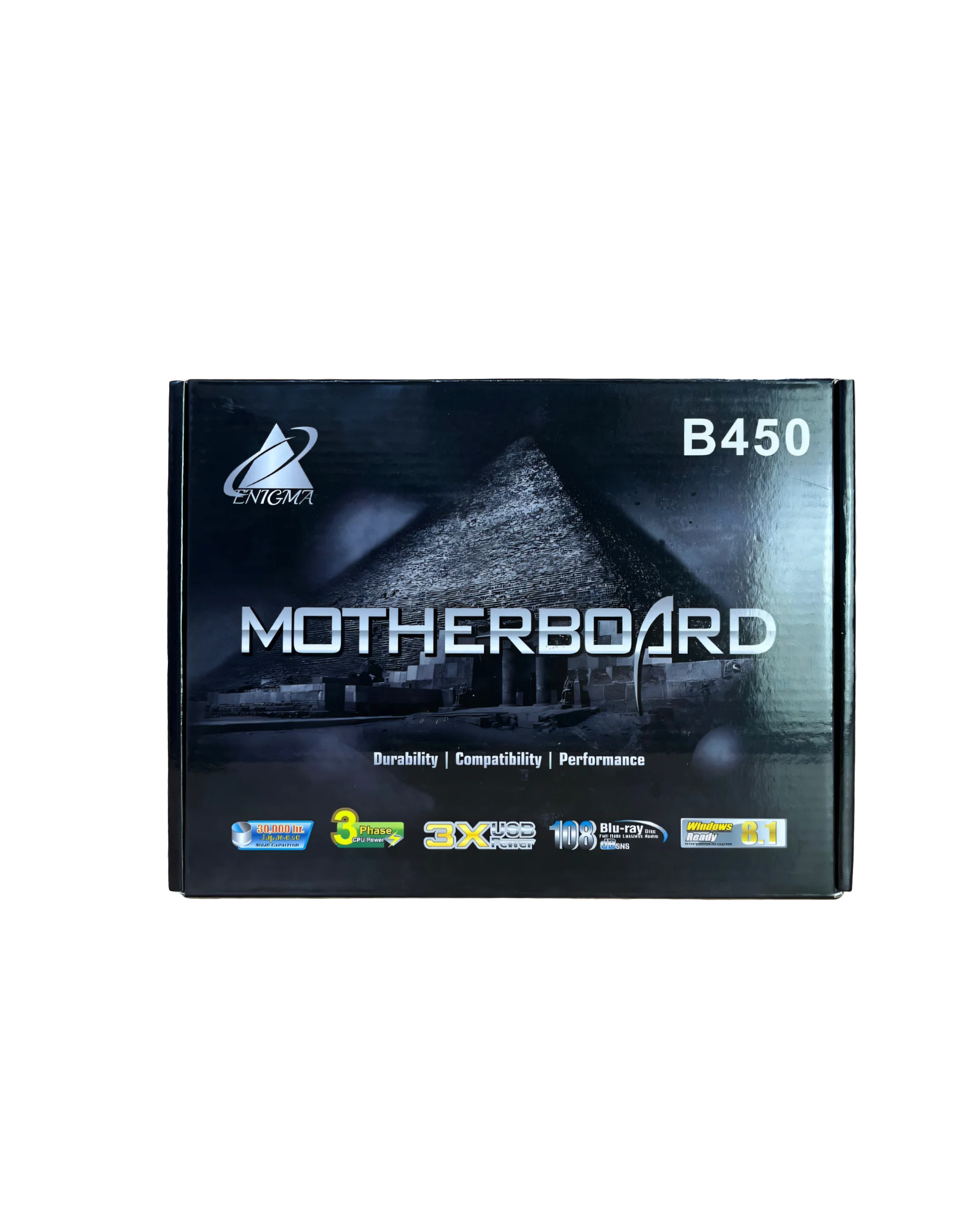 Carte mère ENIGMA B450 White – Socket AM4 – Design élégant – Algérie