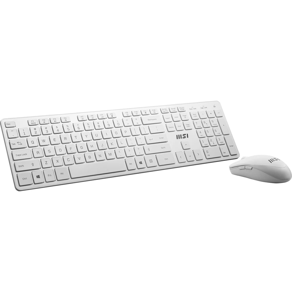 COMBO CLAVIER & SOURIS MSI RF1430 WHITE WIRELESS