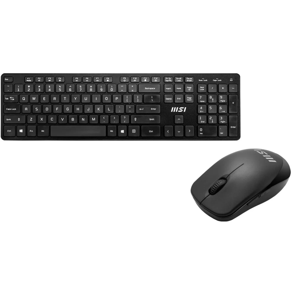 COMBO CLAVIER & SOURIS MSI RF1430 BLACK WIRELESS