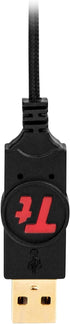 TTESPORT CRONOS 3D 7.1 RGB BLACK HELMET