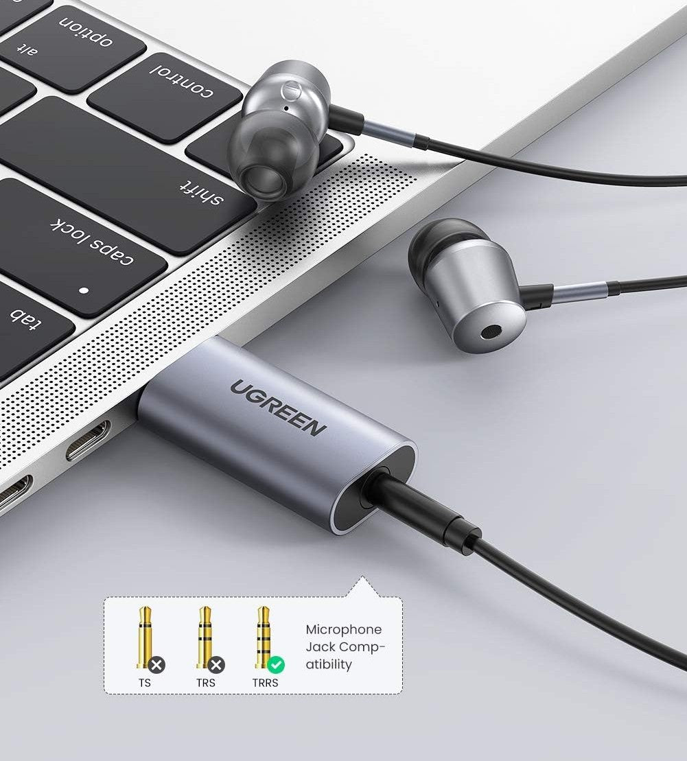 UGREEN CM383 JACK TO USB AUDIO ADAPTER