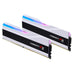 MEMOIRE GSKILL DDR5 32GB KIT (16GBX2) PC6400 TRIDENT Z RGB CL32 WHITE