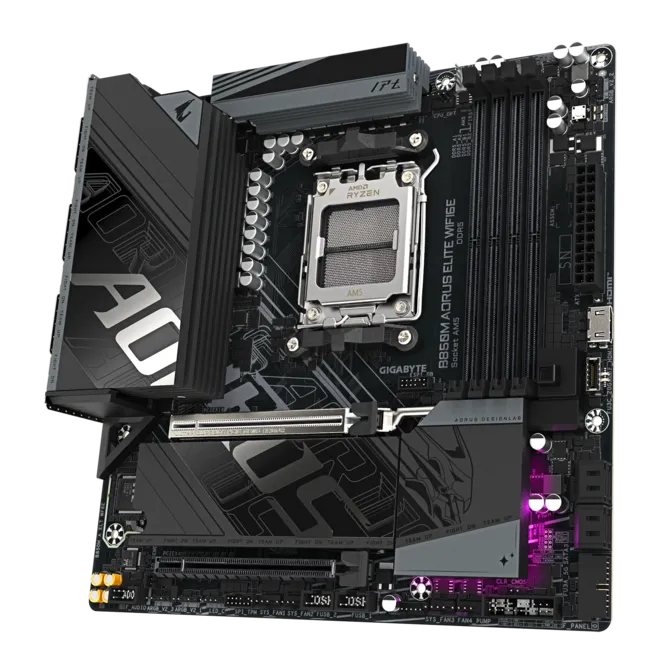 CARTE MERE GIGABYTE B850M AORUS ELITE WIFI6E AMD AM5