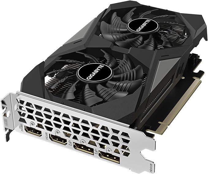 CARTE GRAPHIQUE GIGABYTE RTX 3050 WINDFORCE 6GB OC V2 GDDR6 BLACK