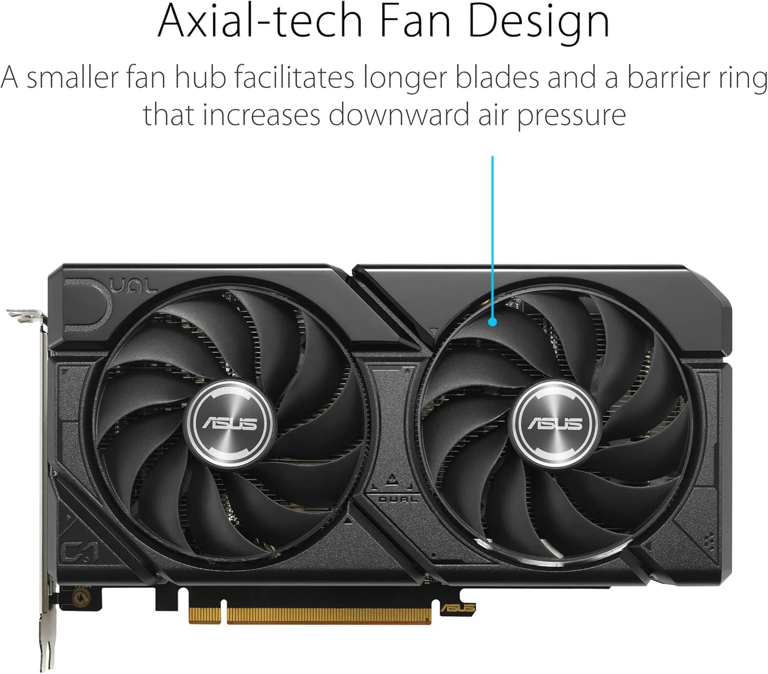 CARTE GRAPHIQUE ASUS DUAL RX7600 OC 8GB GDDR6