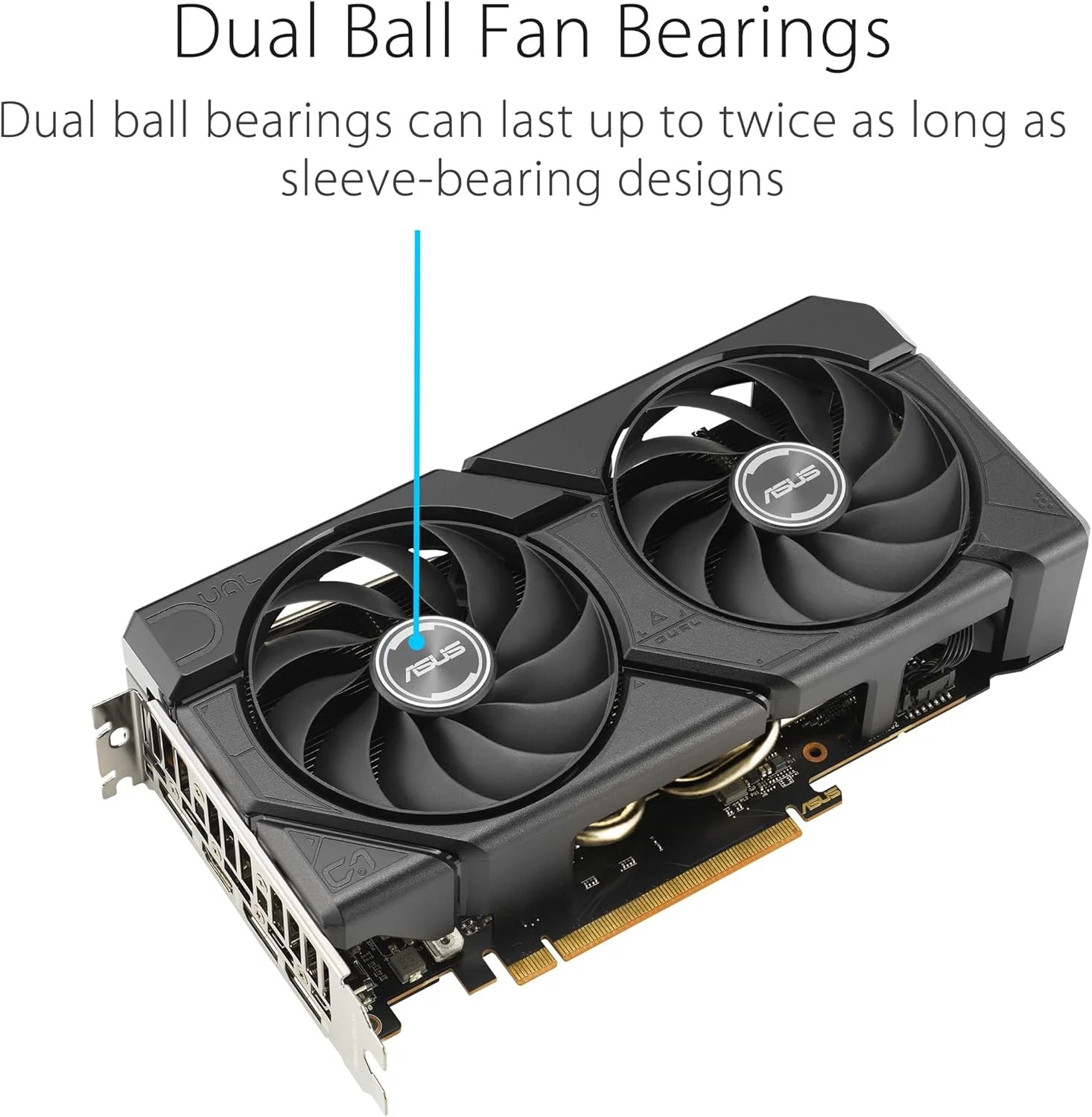 CARTE GRAPHIQUE ASUS DUAL RX7600 OC 8GB GDDR6