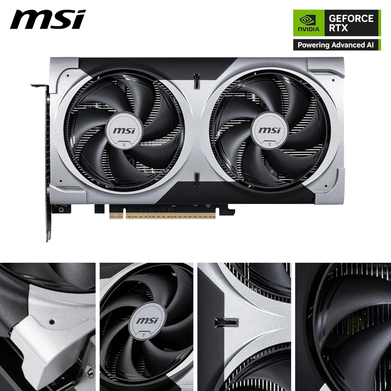 CARTE GRAPHIQUE MSI RTX 5060TI VENTUS 2X 8GB GDDR7