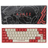 Clavier mécanique AJAZZ AK680 Red & White avec switchs rouges, 98 touches compact