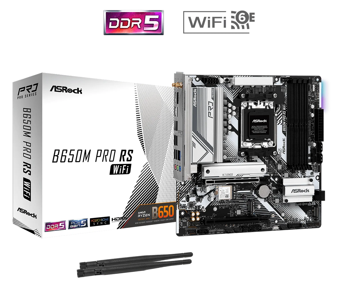 CARTE MERE ASROCK B650M PRO RS WIFI AMD AM5