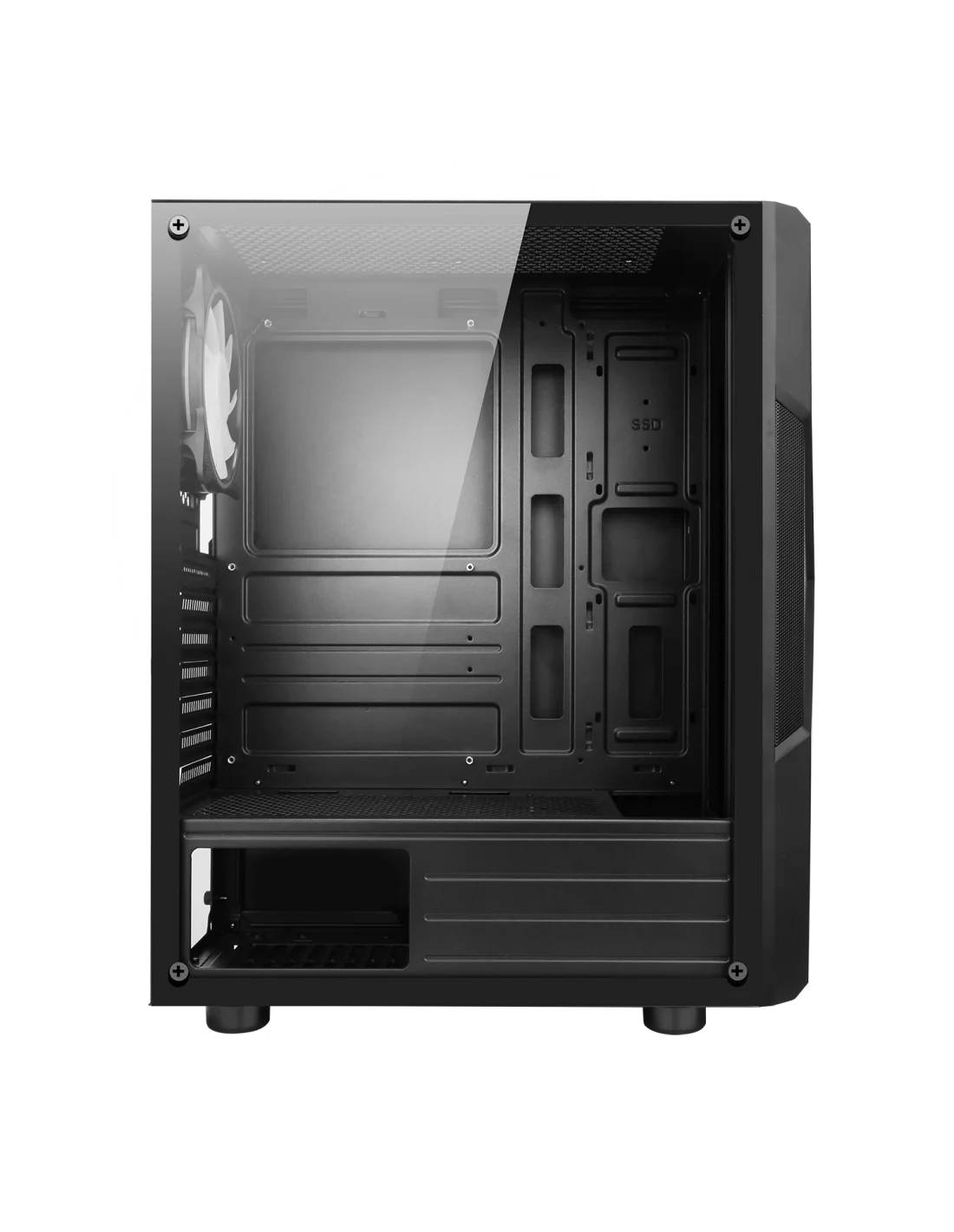 BOITIER SPIRIT OF GAMER CLONE III ATX RGB 1XFAN / NON LED 1XFAN