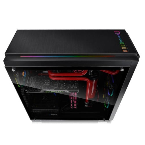 BOITIER THERMALTAKE VERSA C23 TG RGB BLACK MID TOWER