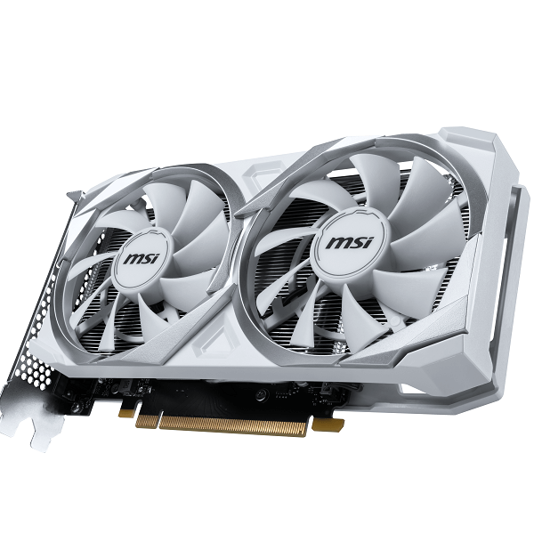 بطاقة رسوميات MSI RTX 3050 VENTUS 2X 8G OC باللون الأبيض