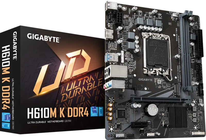 CARTE MERE GIGABYTE H610M K LGA1700 DDR4
