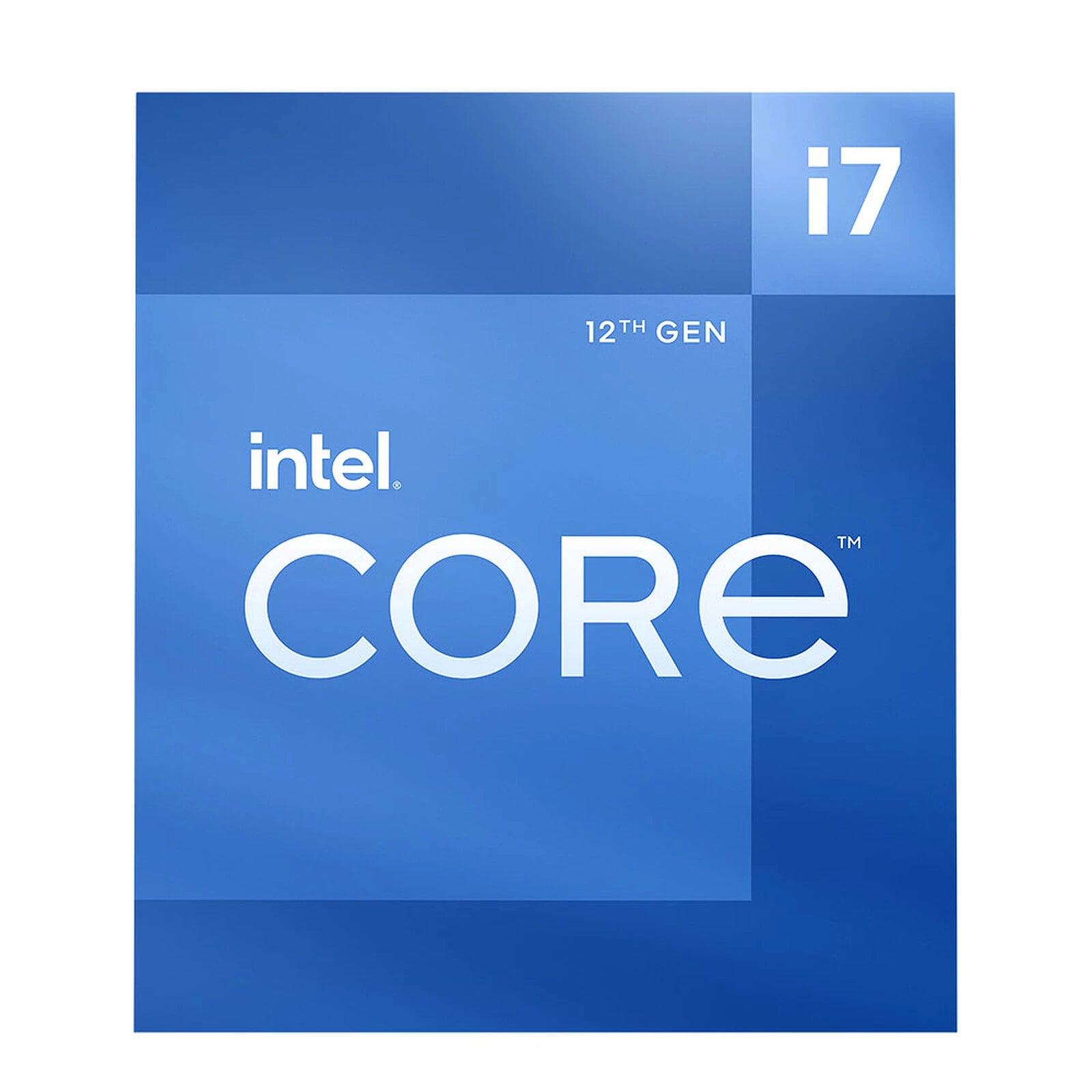 Intel Core i7-12700 processor front view – 12th Gen LGA 1700 CPU for gaming and productivity