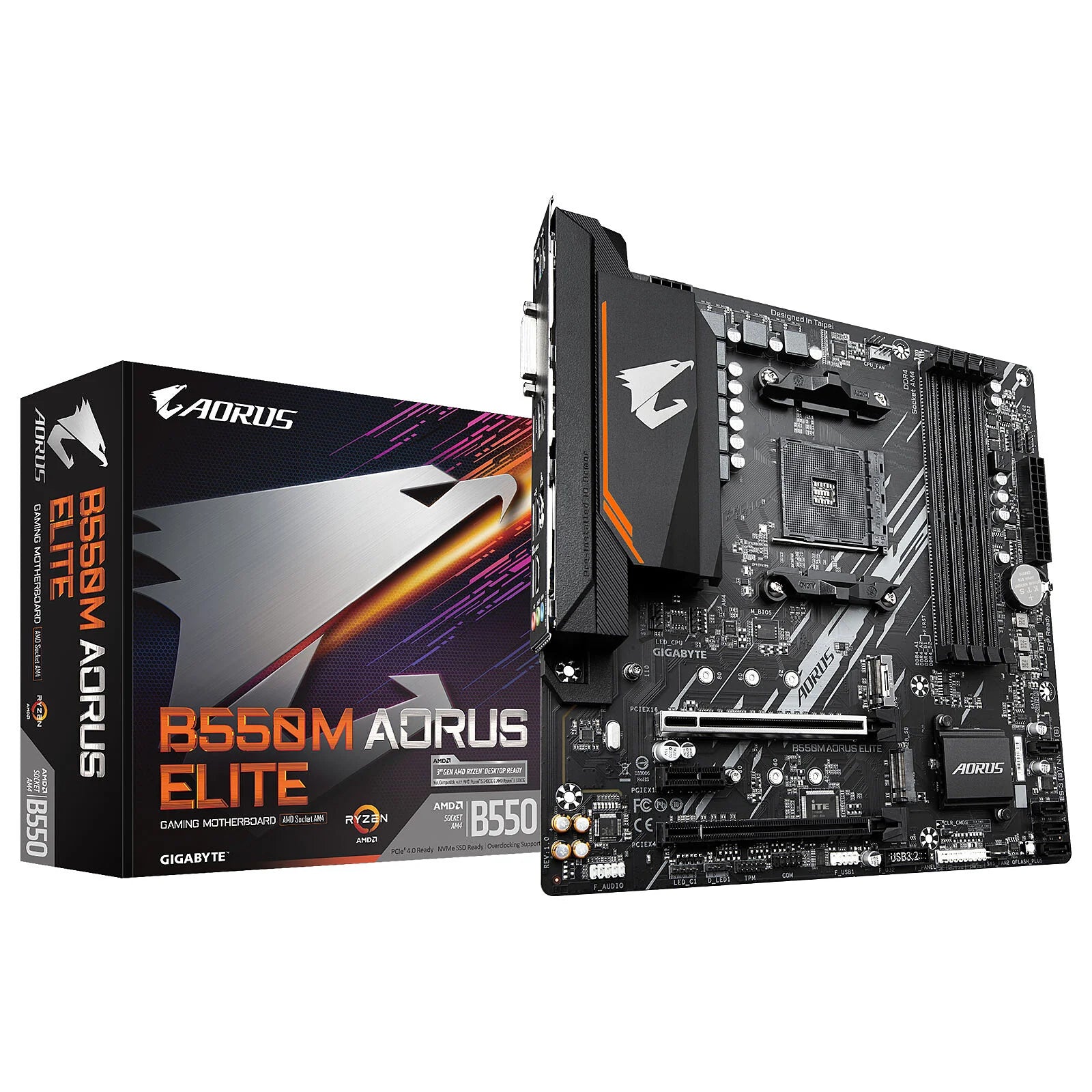CARTE MERE GIGABYTE B550M AORUS ELITE AM4 DDR4