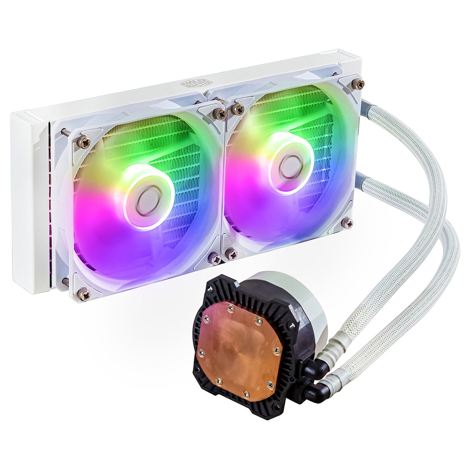 WATERCOOLING COOLER MASTER MASTERLIQUID 240L WHITE ARGB
