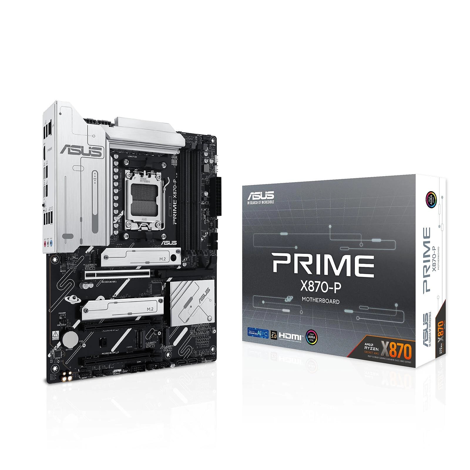 Carte Mère ASUS PRIME X870-P DDR5 – Compatible AM5, performance et stabilité en Algérie