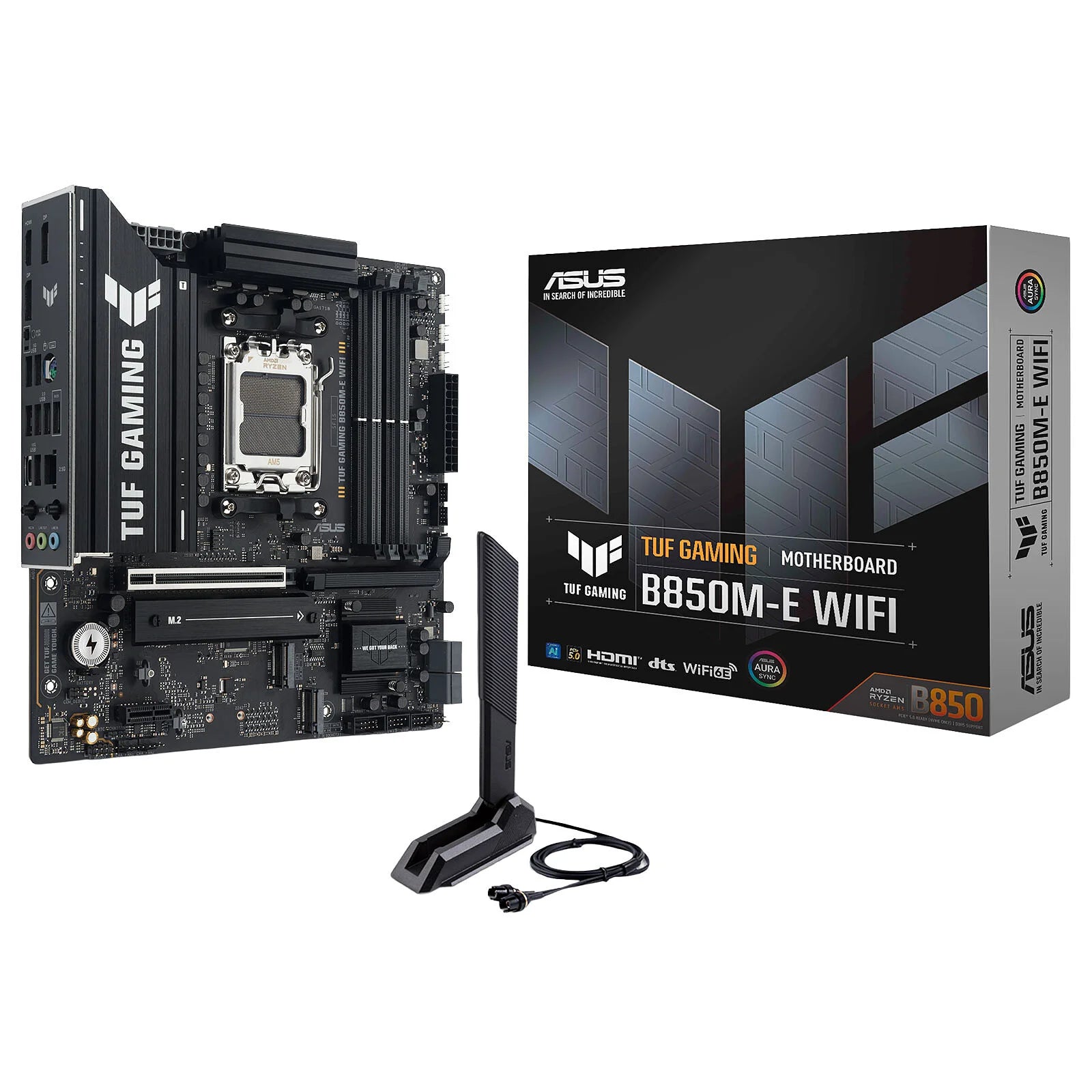 CARTE MERE ASUS B850M-E TUF GAMING WIFI6E AMD AM5