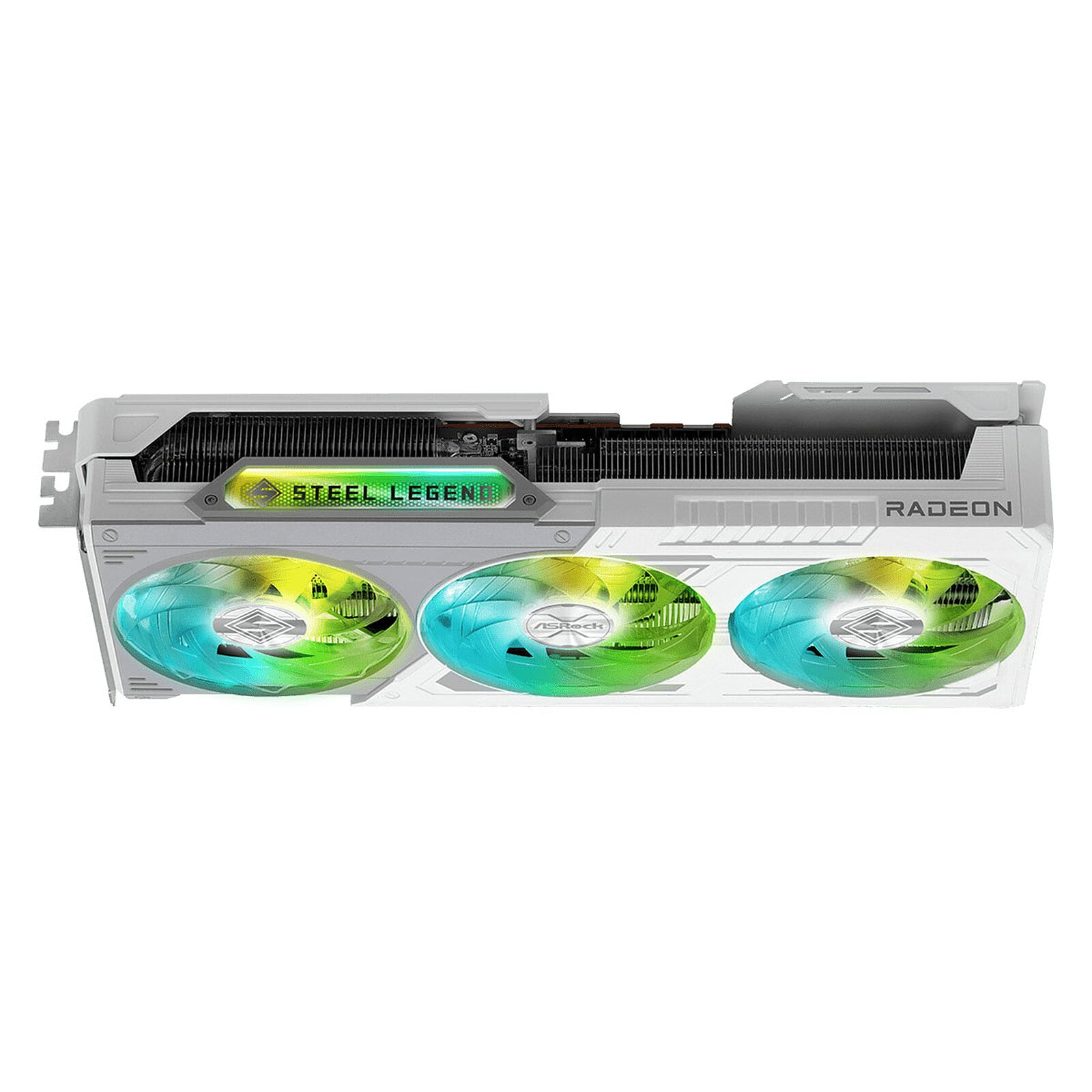 CARTE GRAPHIQUE ASROCK RX 9070 XT STEEL LEGEND 3FANS 16GB GDDR7 BULK