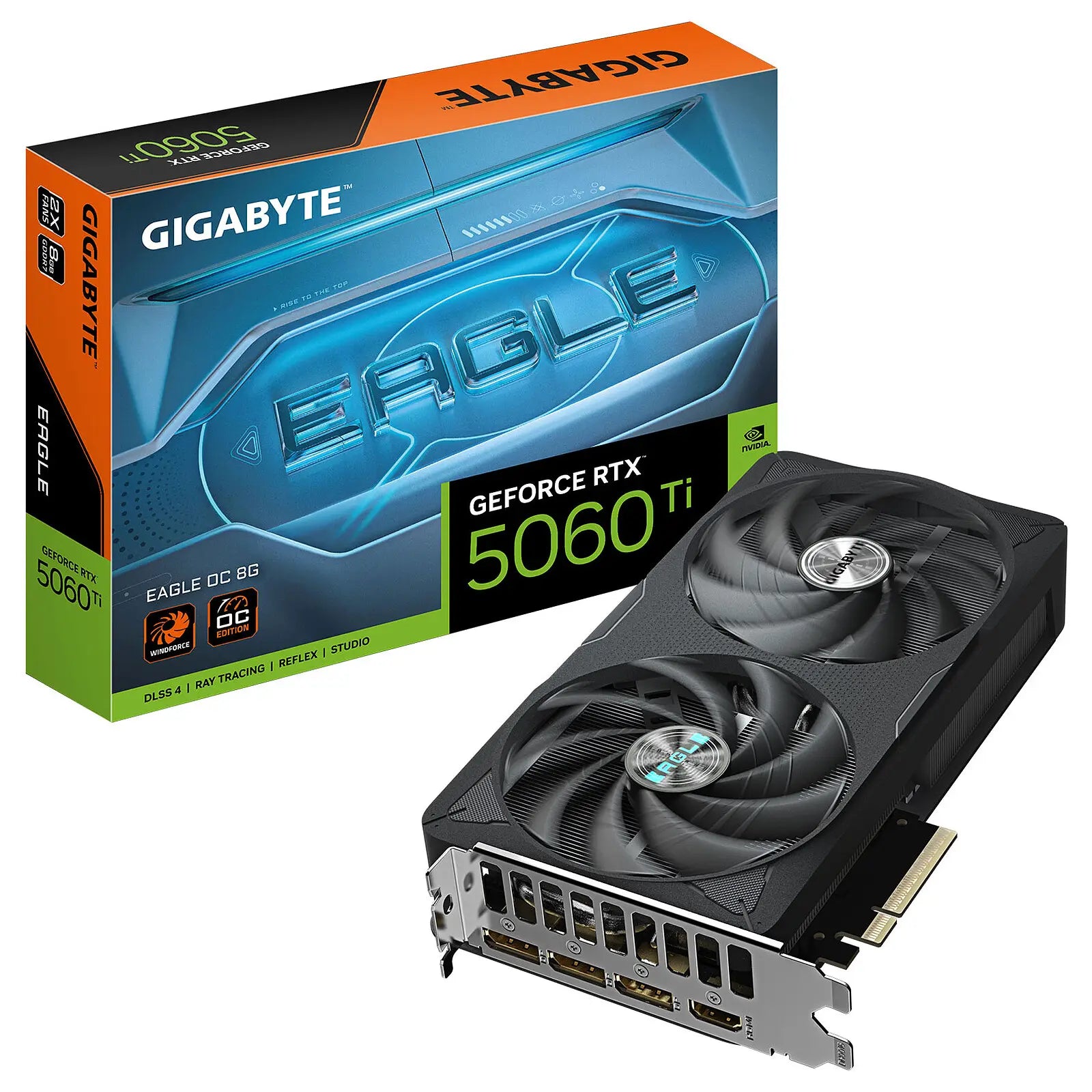 CARTE GRAPHIQUE GIGABYTE RTX 5060 Ti  OC EAGLE 8GB GDDR7