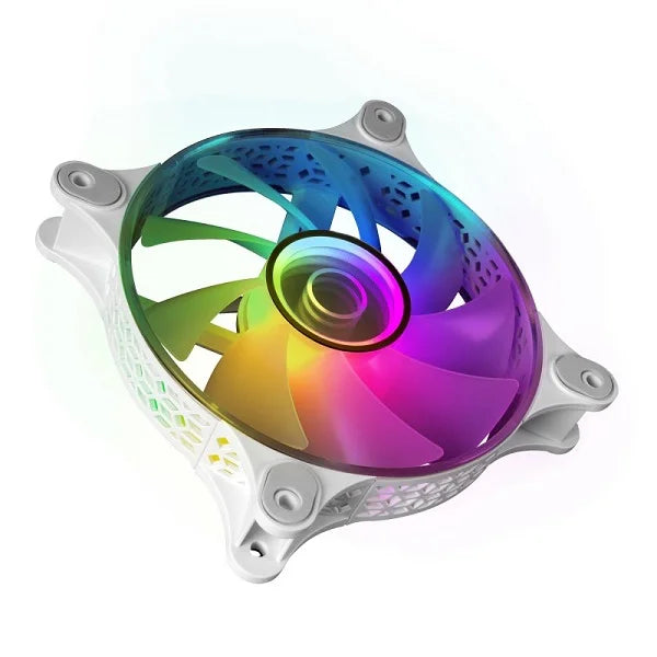 VENTILATEUR BOITIER MARS GAMING MF-3D WHITE