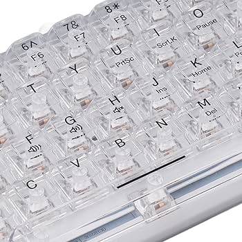 KEYBOARD MAGMA FIORA 60% MECHANIC RED SWITCH F61CT BLUETOOTH + 2.4G WIRELESS + CRYSTAL RGB