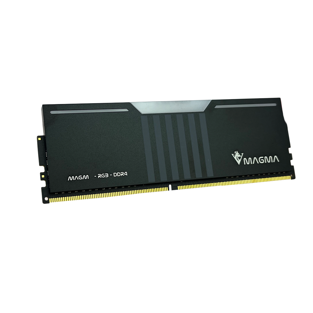 MEMOIRE MAGMA DUAL RGB BLACK 16GB (8GBX2) DDR4 PC3600MHZ