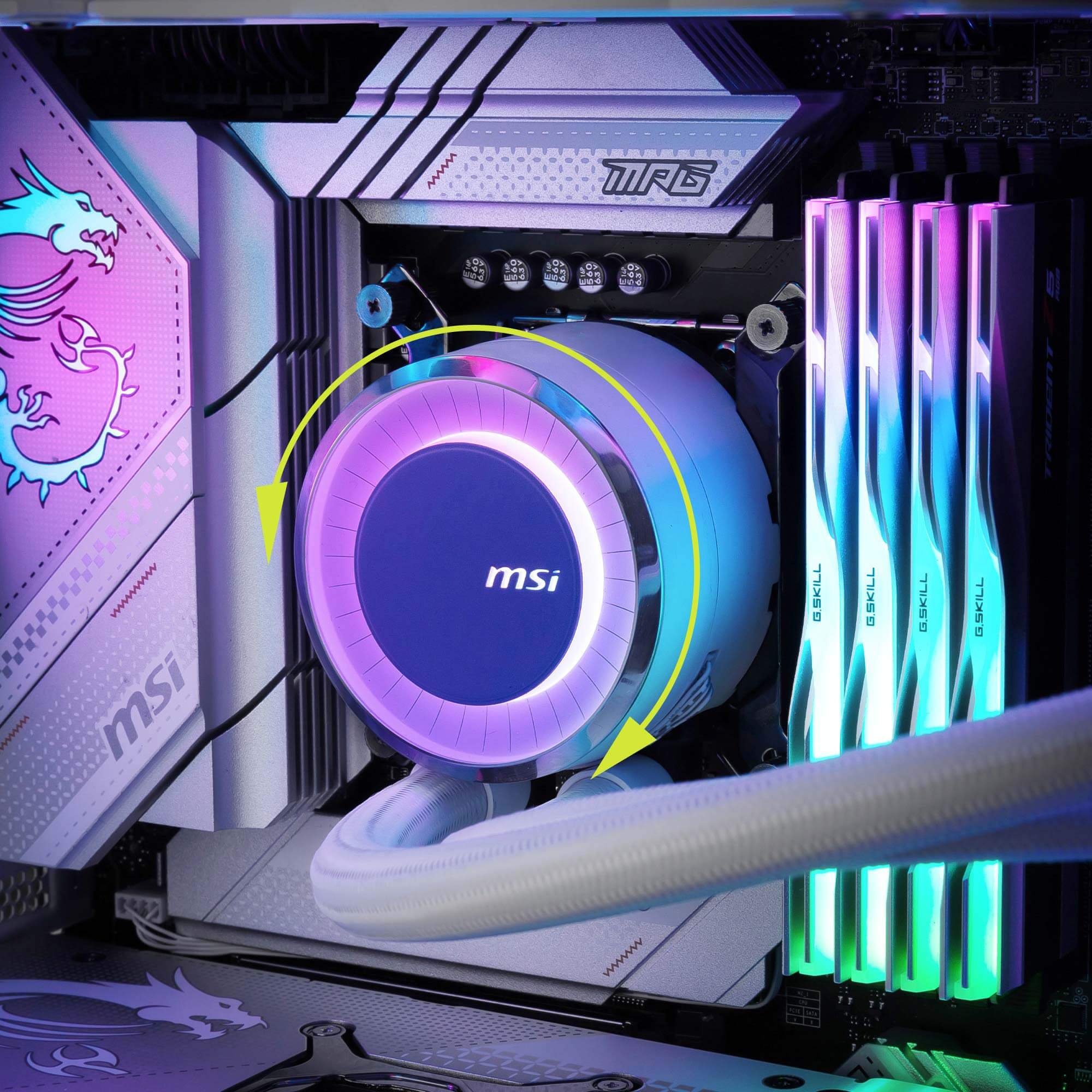 WATER COOLING MSI MAG CORELIQUID E360 WHITE