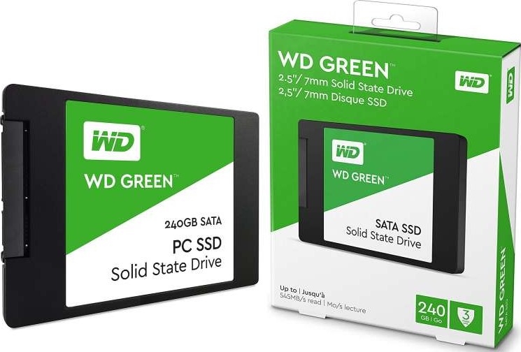 DISQUE SSD WD 240GB SATA 2.5" GREEN