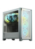 BOITIER CORSAIR 4000D AIRFLOW WHITE TEMPERED GLASS