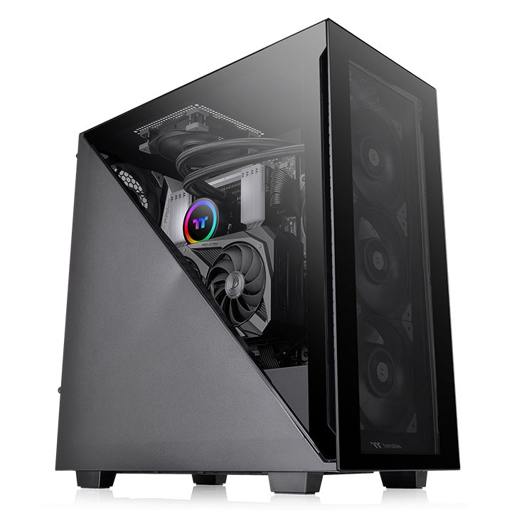 BOITIER THERMALTAKE DIVIDER 300TG BLACK 3FAN ARGB
