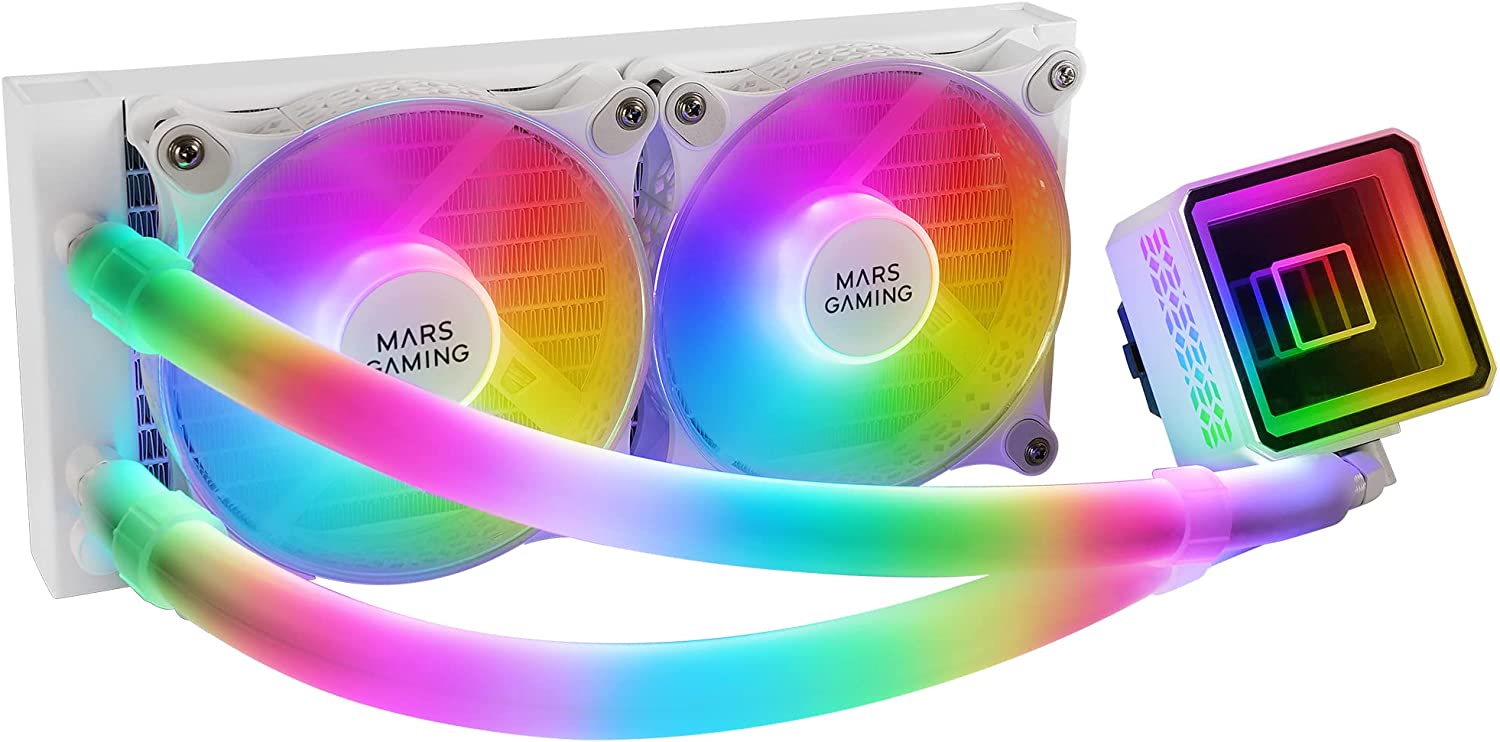 WATERCOOLING MARS GAMING ML-ULTRA240-WHITE