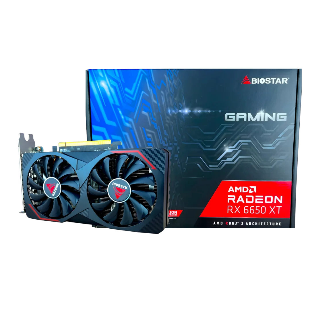 CARTE GRAPHIQUE BIOSTAR RX6650 XT 8GB GDDR6